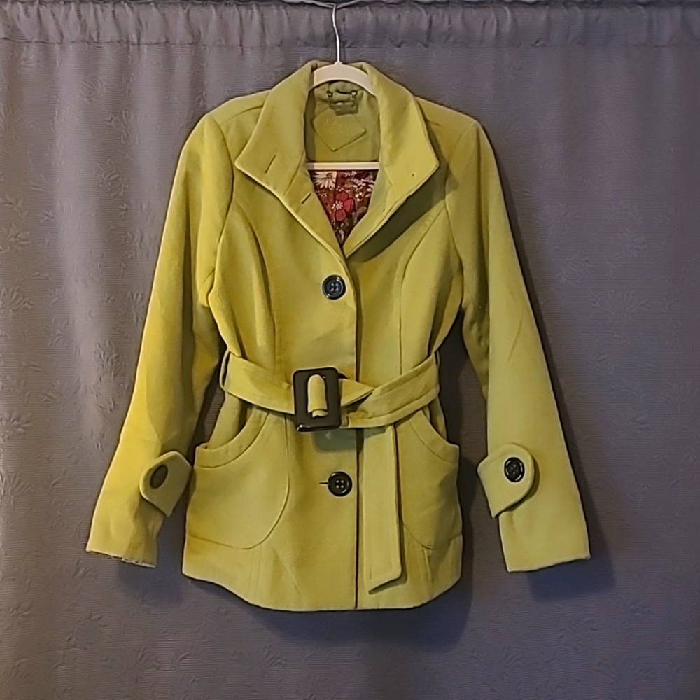 🎉HP🎉 Indigo Saints Green Trench Size M,